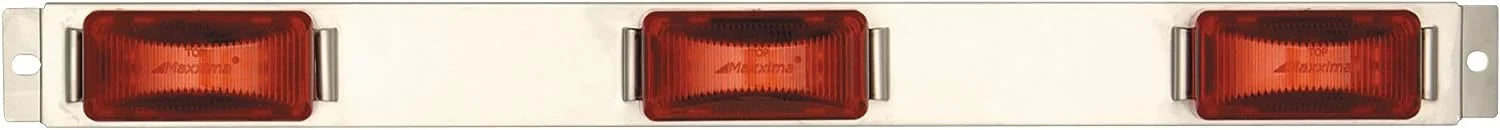 M20323R 24 LED Red Stainless Steel Clearance Marker ID Bar Light