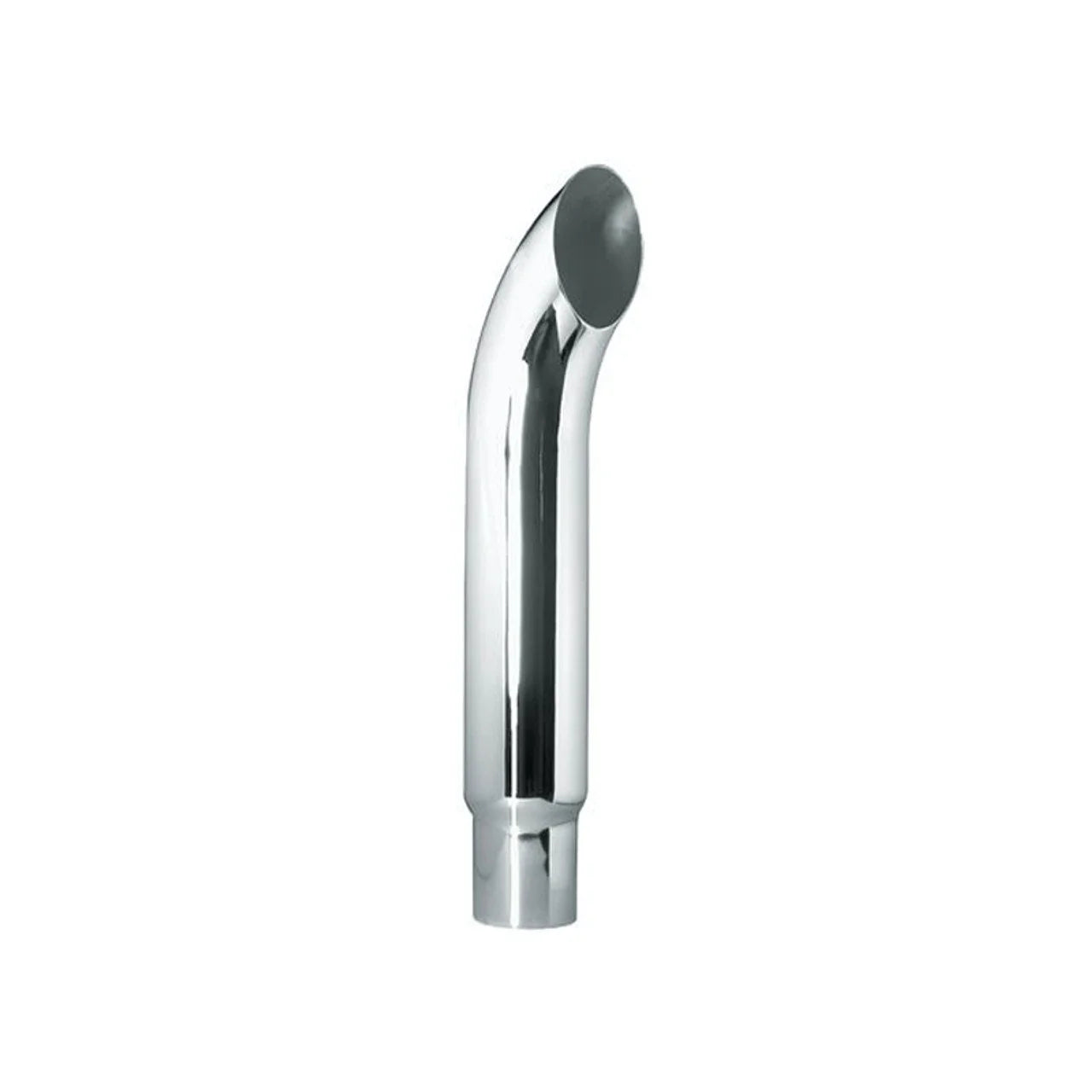 C3-75-036 Chrome Exhaust Stack Curved Style-7 Reduced to 5