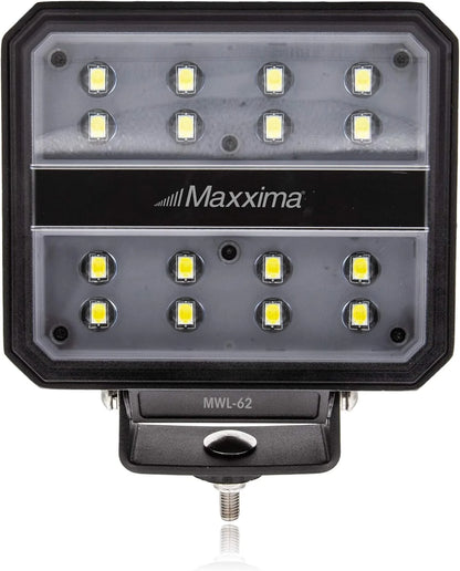 MWL- 62 Maxxima 5,000 Lumen 16 LED Square Work Light, Black