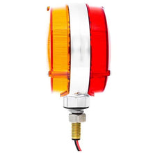 UP#39443 United Pacific LED Reflector Double Face Turn Signal Light Amber & Red LED/ Amber & Red Lens