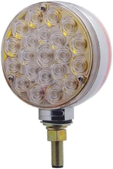 38123 Double Face Turn Signal Light  ClearAmber & Red