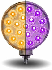 TLED-DFXP Double Face Combination Dual Revolution Amber/Red/Purple