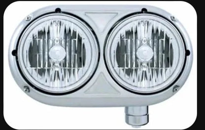 Dual Round Headlights Set United Pacific