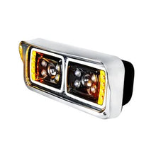 10 High Power LED "Blackout" Projection Headlight With LED Turn Signal & Position Light Bar