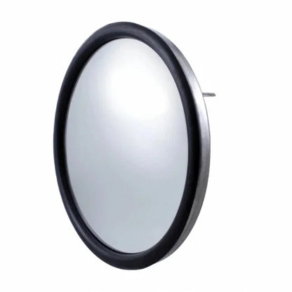 UP#60034 United Pacific Stainless 8 1/2" Round Convex Mirror W/ Center Stud Mount