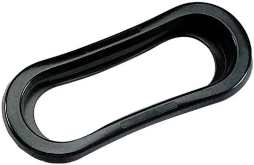 M50600-B Black 6" Vinyl Oval Grommet