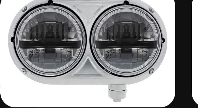 Dual Round Headlights Set United Pacific