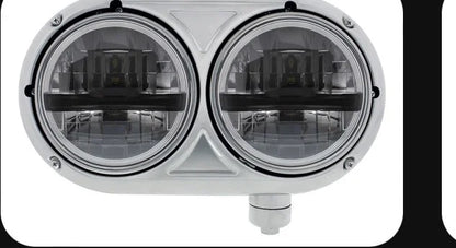 Dual Round Headlights Set United Pacific