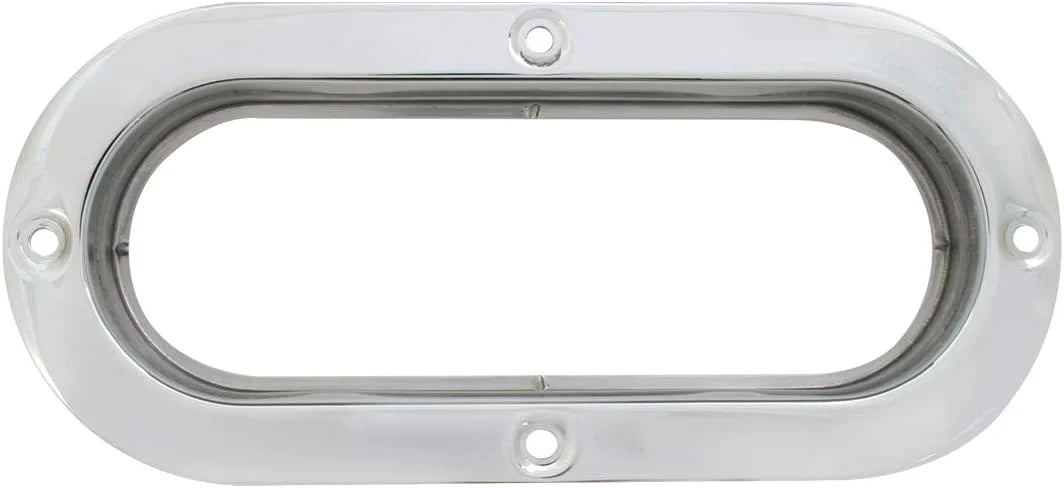 87146 S.S. Flange Mount Bezel for Oval Light