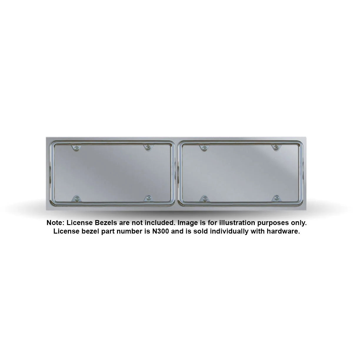 TU-1715 Universal Double License Plate Holder