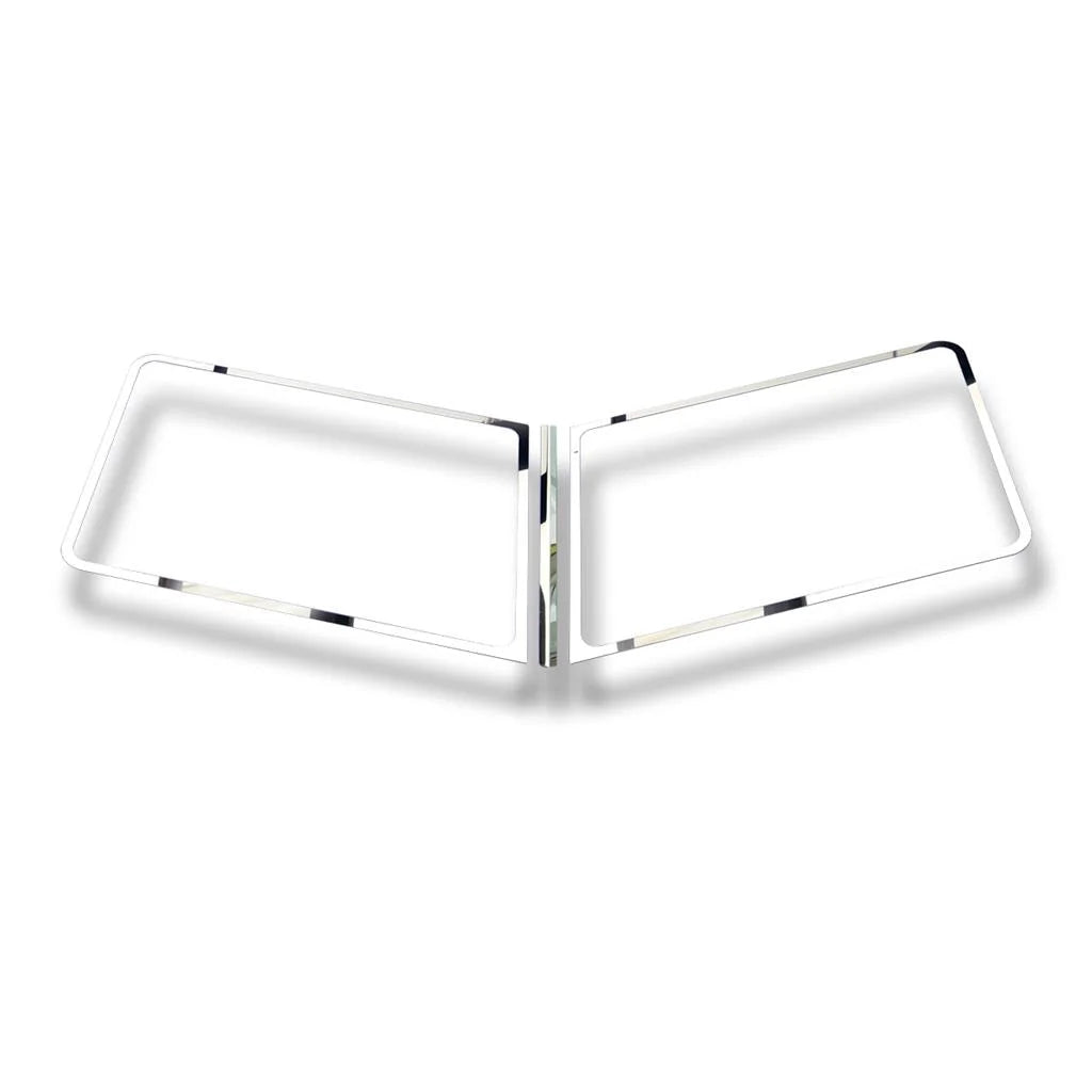 29130 Stainless 3 PC. Windshield Trim For Peterbilt