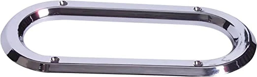 M50605 6 Plastic Chrome Oval Grommet Cover