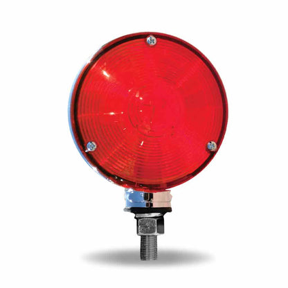 TLED-DFO Amber / Red Turn Signal & Marker “Ol-Skul” Double Face Round LED Fender Light – 38 Diodes