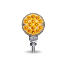 TLED-DL3XP Amber/Red Turn & Marker to Purple Auxiliary 3″ Mini Double Face Round Light with Reflector LEDs – 28 Diodes