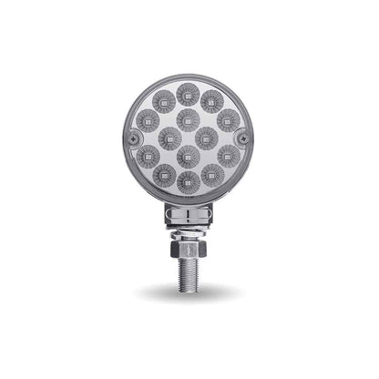 TLED-DL3XP Amber/Red Turn & Marker to Purple Auxiliary 3″ Mini Double Face Round Light with Reflector LEDs – 28 Diodes