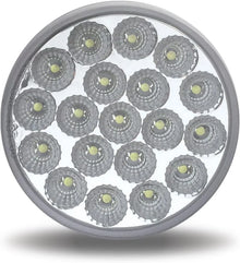 TLED-4X40 4" Round Red Stop, Turn & Tail and White Back-up