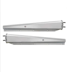 Grand General 30574 2-1/2" Space Stainless Steel Spring Loaded Straight Mud Flap Hangers, 2.5 inches Bolt Centre