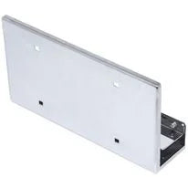 Stainless Steel No-Drill License Plate Holder - Pinch Mount
