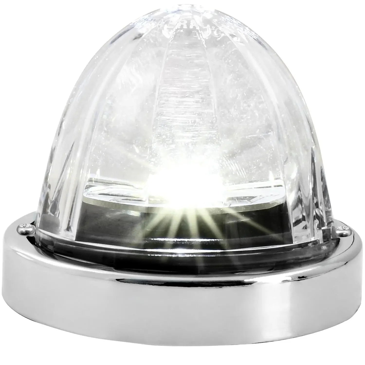 GG#81614 Grand General Super Star Watermelon Surface Mount White LED/Clear Lens Sealed Light With Bezel