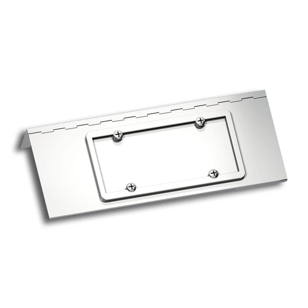 29132 Stainless Single License PlateSwing Plate For Peterbilt