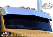 K-0011 14x12 KW Flat Top Bowtie Visor