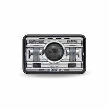 TLED-H12 4" x 6" Chrome Heated LED Projector Headlight Low Beam